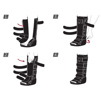 Actimove Professional Standard Walker, Black