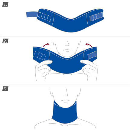 Actimove Professional Cervical Comfort Collar, Blue