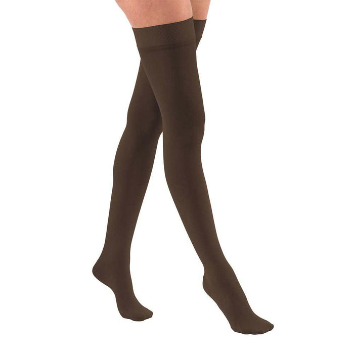 JOBST UltraSheer Diamond Pattern Compression Stockings, 20-30 mmHg, Thigh High, Silicone Dot Band, Closed Toe - HV Supply