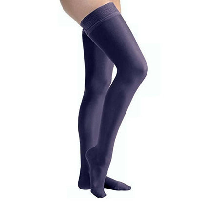JOBST UltraSheer Compression Stockings, 15-20 mmHg, Thigh High, Silicone Lace Band, Closed Toe - HV Supply