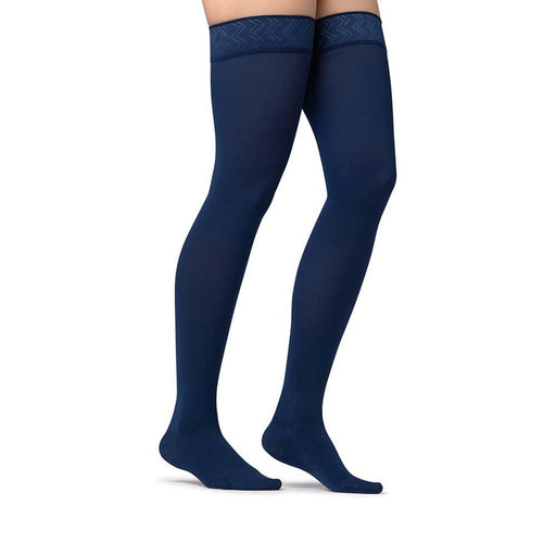 JOBST Maternity Opaque Compression Stockings, 15-20 mmHg, Thigh High, Closed Toe - HV Supply