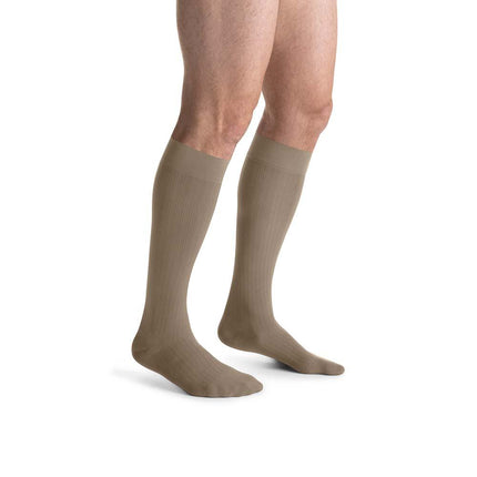 JOBST forMen Ambition Compression Socks, 30-40 mmHg, Knee High, SoftFit Band, Closed Toe - HV Supply