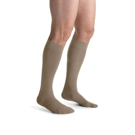 JOBST forMen Ambition Compression Socks, 20-30 mmHg, Knee High, SoftFit Band, Closed Toe - HV Supply