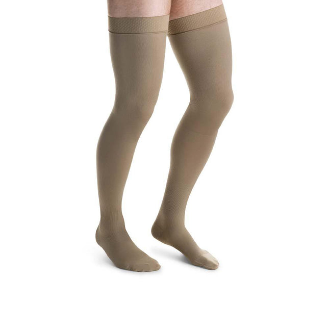 JOBST forMen Compression Socks, 30-40 mmHg, Thigh High, Closed Toe - HV Supply