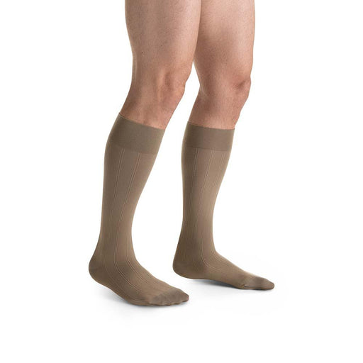 JOBST forMen Casual Compression Socks, 30-40 mmHg, Knee High, Closed Toe - HV Supply