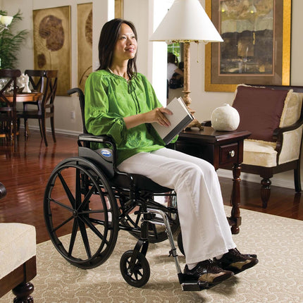 Invacare 9000 XT Lightweight Long Term Folding Wheelchair for Adults, 9XT - HV Supply