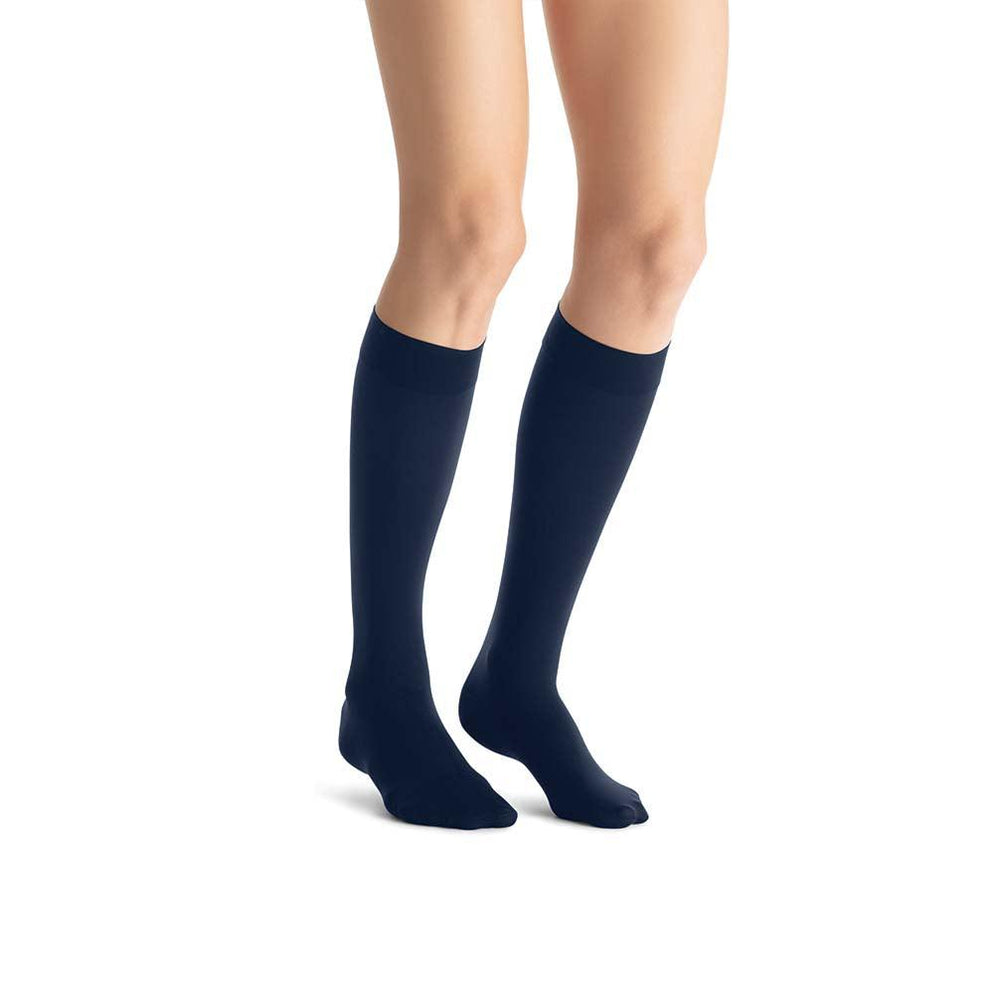 JOBST Opaque Compression Stockings, 1520 mmHg, Knee High, Closed Toe