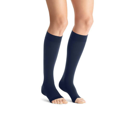 JOBST Maternity Opaque Compression Stockings, 15-20 mmHg, Knee High, Open Toe - HV Supply