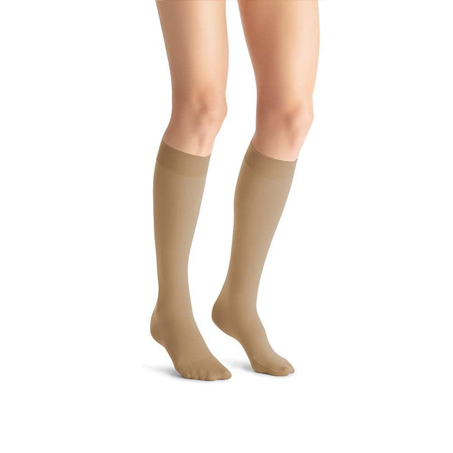 JOBST Opaque Compression Stockings, 30-40 mmHg, Knee High, SoftFit Band, Closed Toe - HV Supply