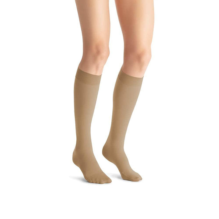 JOBST Opaque Compression Stockings, 15-20 mmHg, Knee High, Closed Toe ...