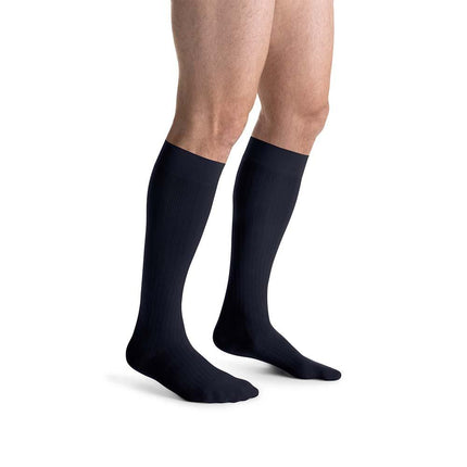 JOBST forMen Ambition Compression Socks, 15-20 mmHg, Knee High, SoftFit Band, Closed Toe - HV Supply
