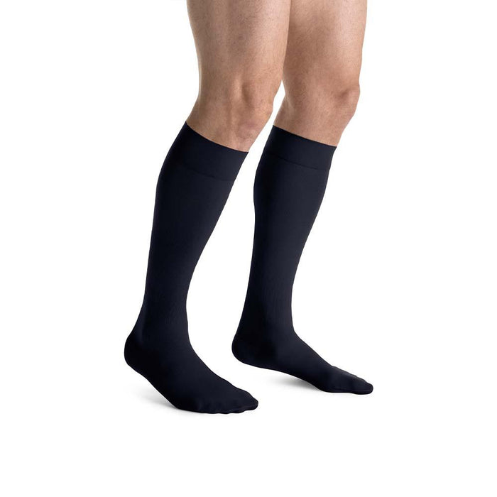 JOBST forMen Casual Compression Socks, 20-30 mmHg, Knee High, Closed Toe - HV Supply