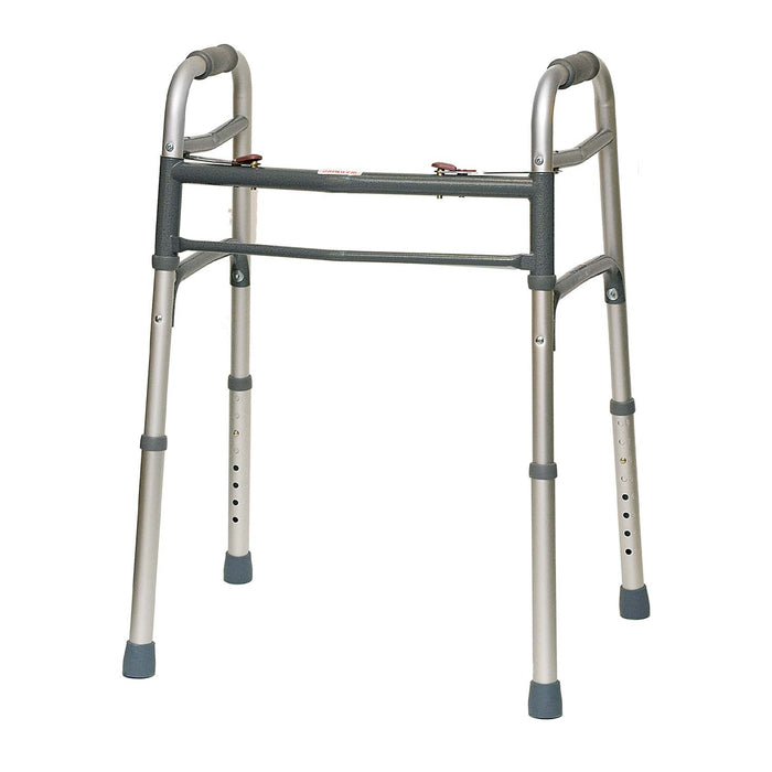 ProBasics Aluminum Two-Button Release Folding Walker (Pack of 4)
