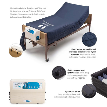 Invacare microAIR Lateral Rotation Low Air Loss Mattress System, MA900 - HV Supply