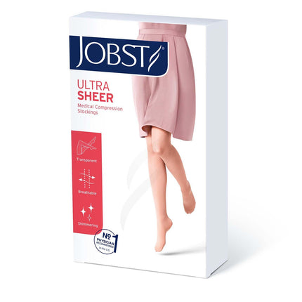 JOBST UltraSheer Compression Stockings, 20-30 mmHg, Knee High, Closed Toe - HV Supply