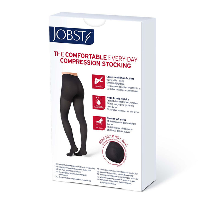 JOBST Opaque Compression Stockings, 15-20 mmHg, Waist High, Closed Toe - HV Supply