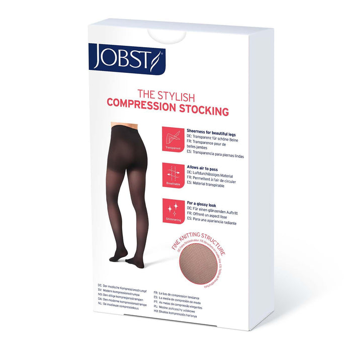 JOBST UltraSheer Compression Stockings, 20-30 mmHg, Thigh High, Silicone Dot Band, Open Toe - HV Supply