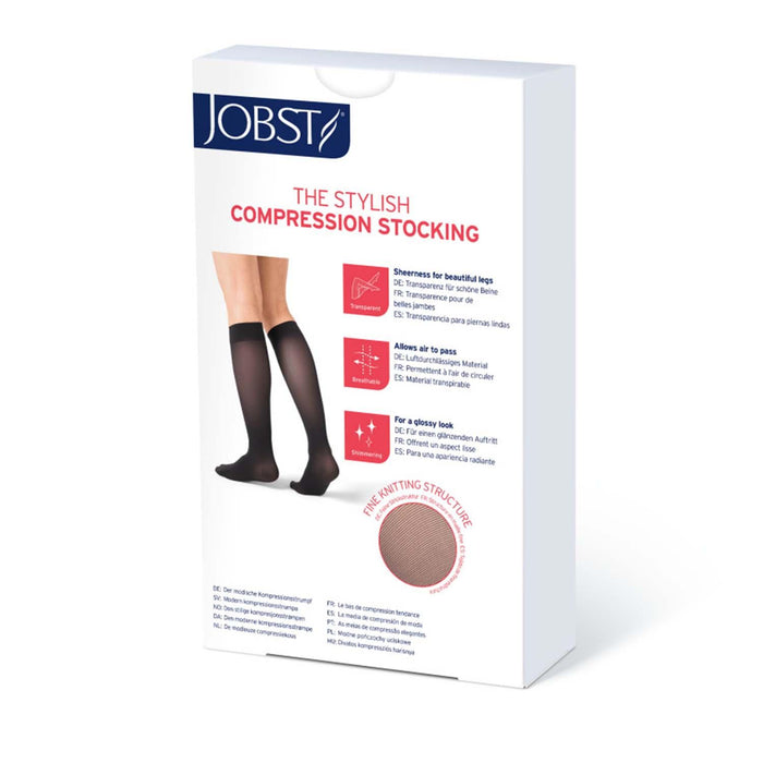 JOBST UltraSheer Compression Stockings, 8-15 mmHg, Knee High, Closed T — HV  Supply