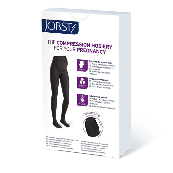 JOBST Maternity Opaque Compression Stockings, 15-20 mmHg, Waist High, Closed Toe - HV Supply