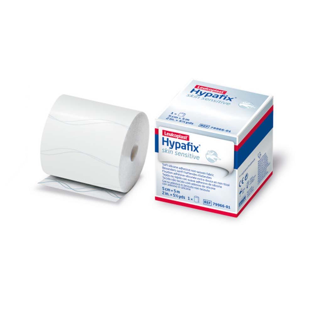 Leukosilk Fixation Plaster Roll Plaster 2.5 cm x 5 m – 1 Roll Plaster  Sensitive by BSN Medical – Skin-friendly Writeable Residue-free Removal