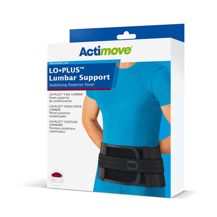 Actimove Professional LO PLUS Lumbar Support Stabilizing Posterior Panel, Black