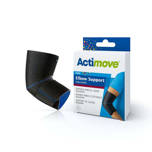 Actimove Kids Elbow Support, Adjustable, Pediatric, Black - HV Supply