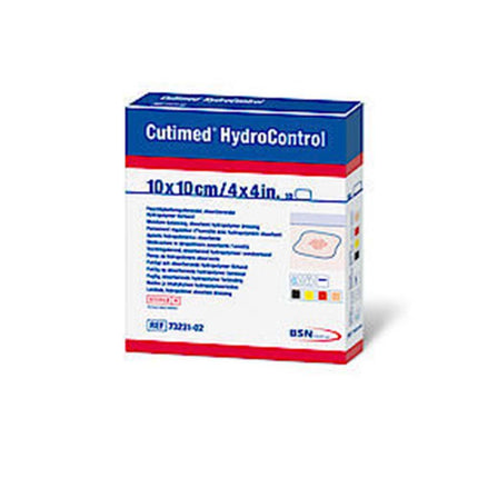 Cutimed HydroControl Moisture-Balancing Absorbent Hydropolymer Dressings 1.75 x 1.75 in. (10 Per Box) - HV Supply