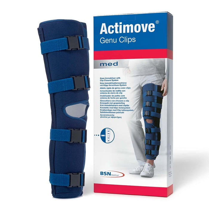 Actimove Genu Clips Knee Immobilizer, Blue - HV Supply