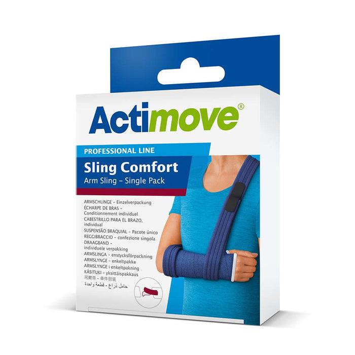 Actimove Professional Sling Comfort Universal Shoulder Immobilizer, Blue