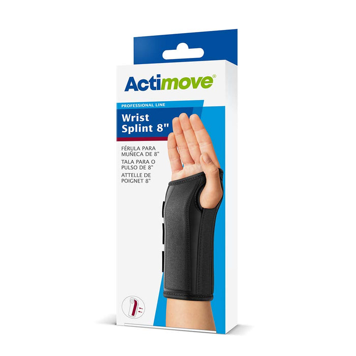 Actimove Professional Edition, Wrist Splint 8″, Black