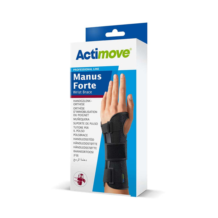 Actimove Professional Manus Forte Wrist Brace, Black