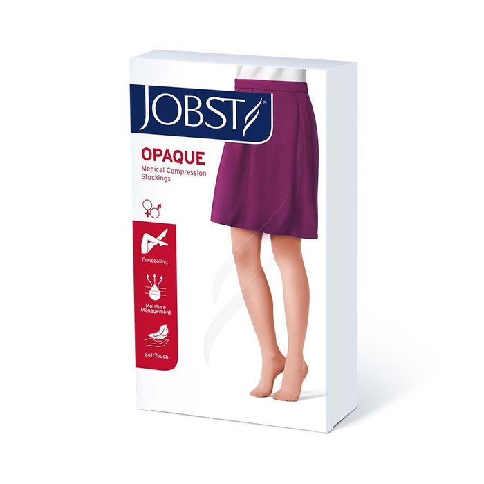 JOBST Opaque Compression Stockings, 30-40 mmHg, Knee High, Closed Toe - HV Supply