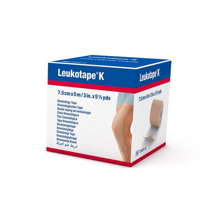 Leukotape K Kinesiology Tape, 3 in x 5.5 yds (5 Rolls Per Pack) - HV Supply