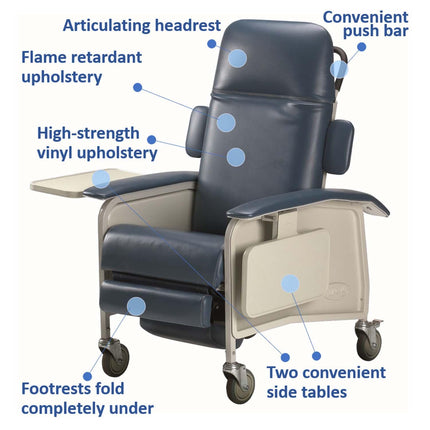 Invacare Clinical Three-Position Recliner, IH6077A - HV Supply