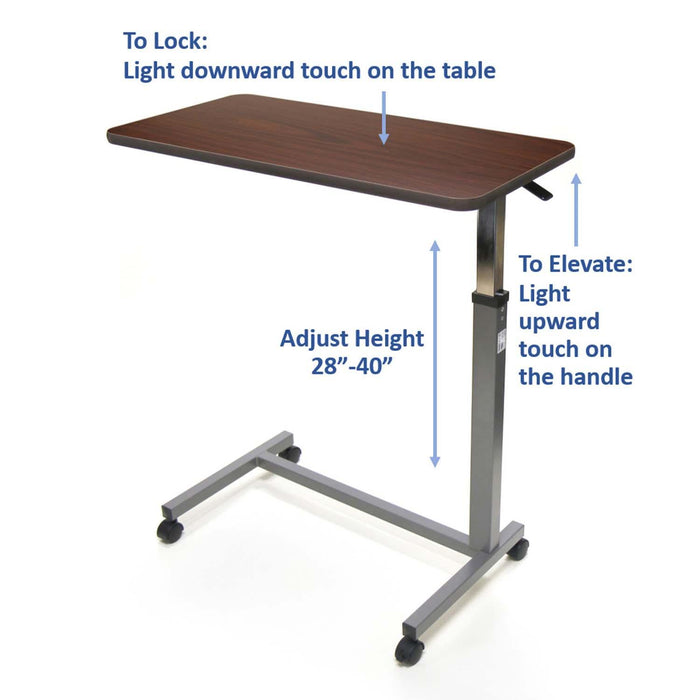 Invacare Overbed Table with Auto-Touch, 6417 - HV Supply
