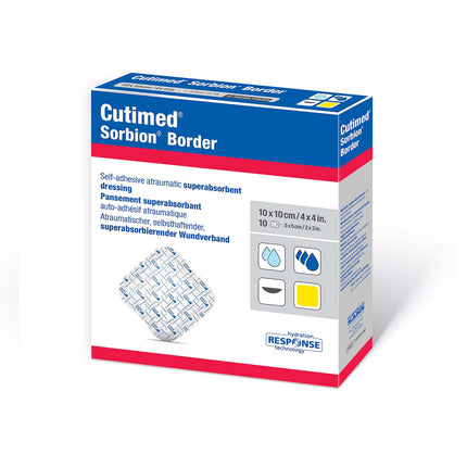 Cutimed Sorbion Border Wound Dressing (10 per Box)