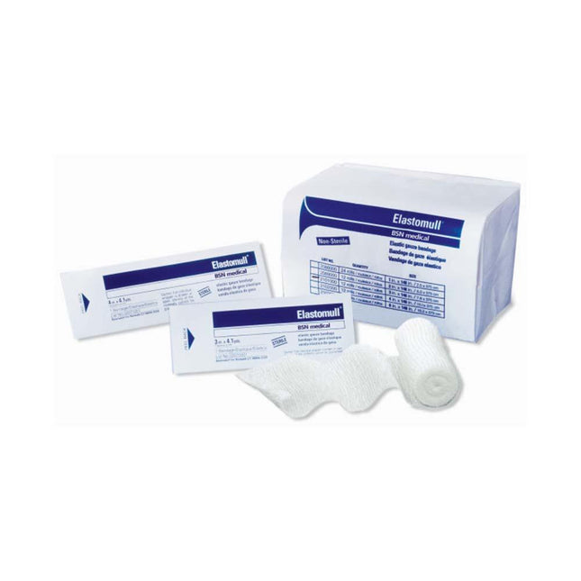 Elastomull Elastic Gauze Bandage Sterile 1 in. x 4.1 yd. (12 Rolls Per Box/ 8 Boxes Per Case) - HV Supply