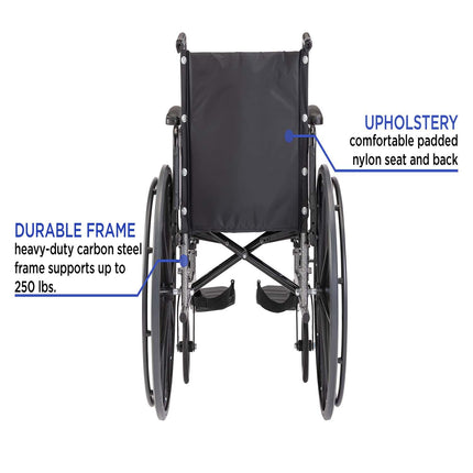 Invacare Tracer SX5 Everyday Folding Wheelchair for Adults, SX5 - HV Supply