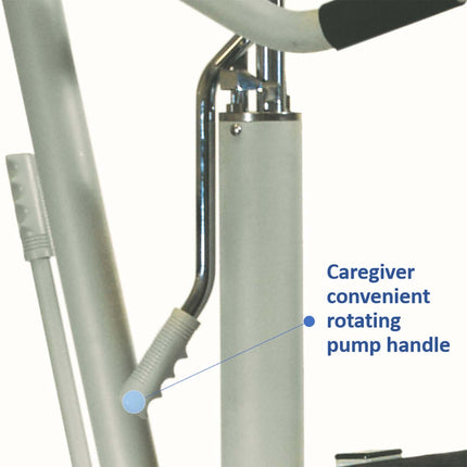 Invacare Get-U-Up Hydraulic Stand-Up Lift, GHS350 - HV Supply