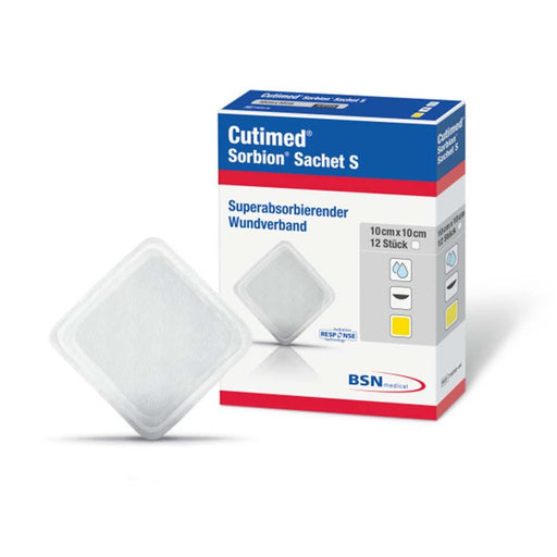 Cutimed Sorbion Wound Dressings Sachet S 3 x 3 in. (10 Per Box) - HV Supply