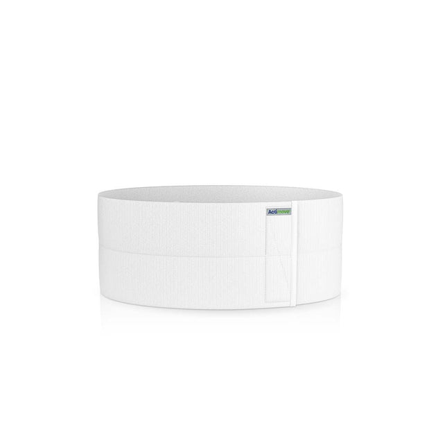 Actimove Professional Two-Panel Rib Belt For Men, White
