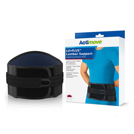 Actimove Professional LO PLUS Lumbar Support Stabilizing Posterior Panel, Black