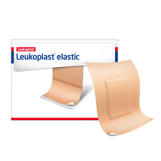 Leukoplast Elastic Fabric Adhesive Latex Free Bandages Patch 1.5" x 2" (12 Boxes/ 100 in Box) - HV Supply