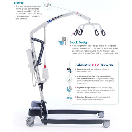 Invacare Birdie Evo XPLUS Patient Lift, BRDXPLUS - HV Supply