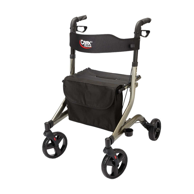 Carex Crosstour Rolling Walker, Black