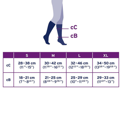JOBST Maternity Opaque Compression Stockings, 20-30 mmHg, Knee High, Open Toe - HV Supply