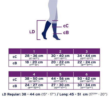 JOBST forMen Ambition Compression Socks, 30-40 mmHg, Knee High, SoftFit Band, Closed Toe - HV Supply