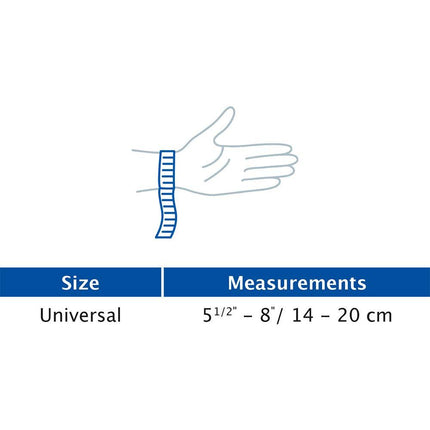 Actimove Sports Edition, Wrist Support, Adjustable, Universal, Black - HV Supply