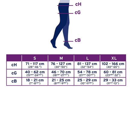 JOBST Opaque Compression Stockings, 20-30 mmHg, Waist High, Closed Toe - HV Supply