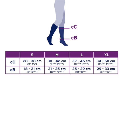 JOBST soSoft Compression Socks, 8-15 mmHg, Knee High, Brocade, Closed Toe - HV Supply